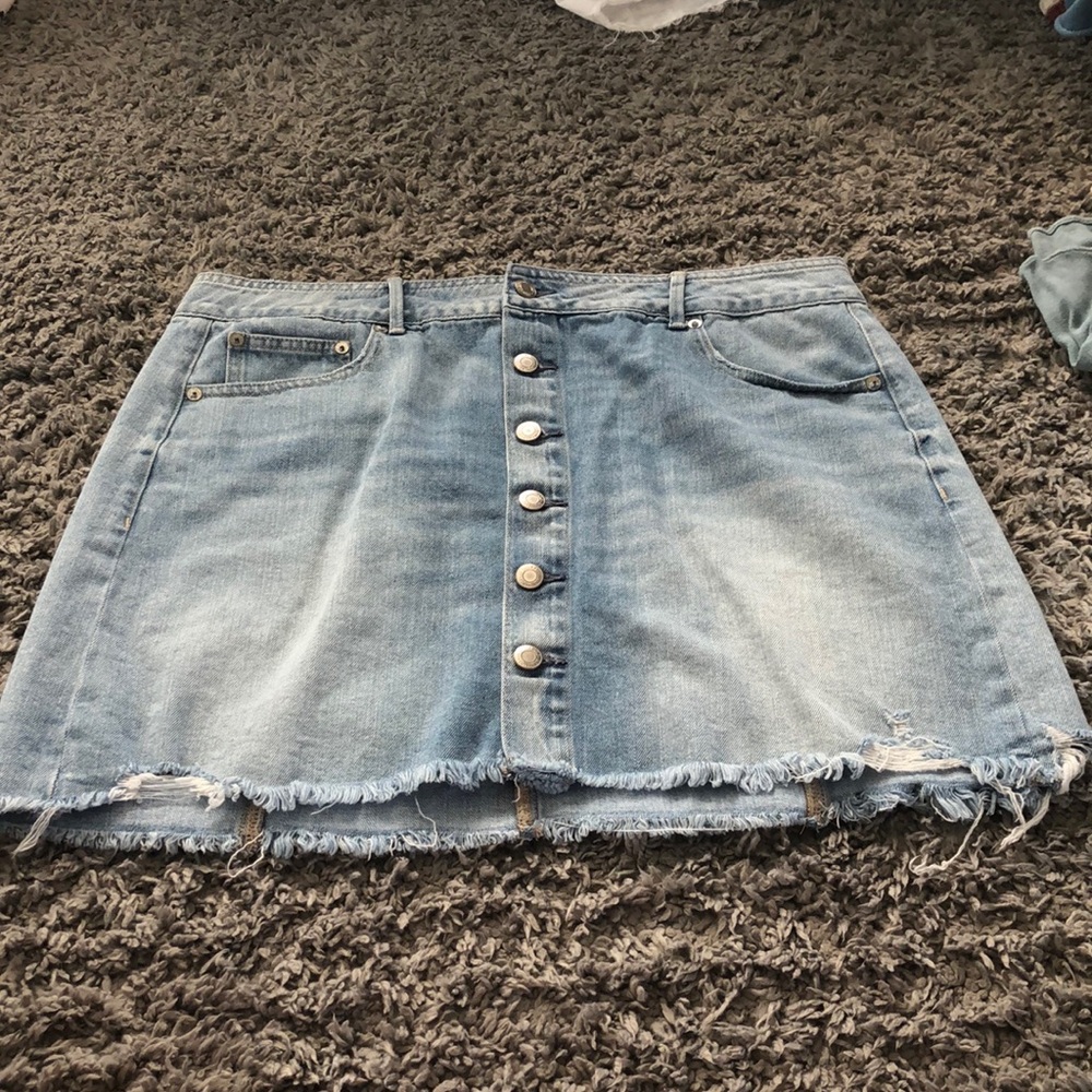jean skirt